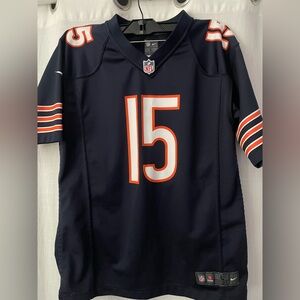 NIke Brandon Marshall #15 Chicago Bears NFL Blue and Orange Jersey Youth